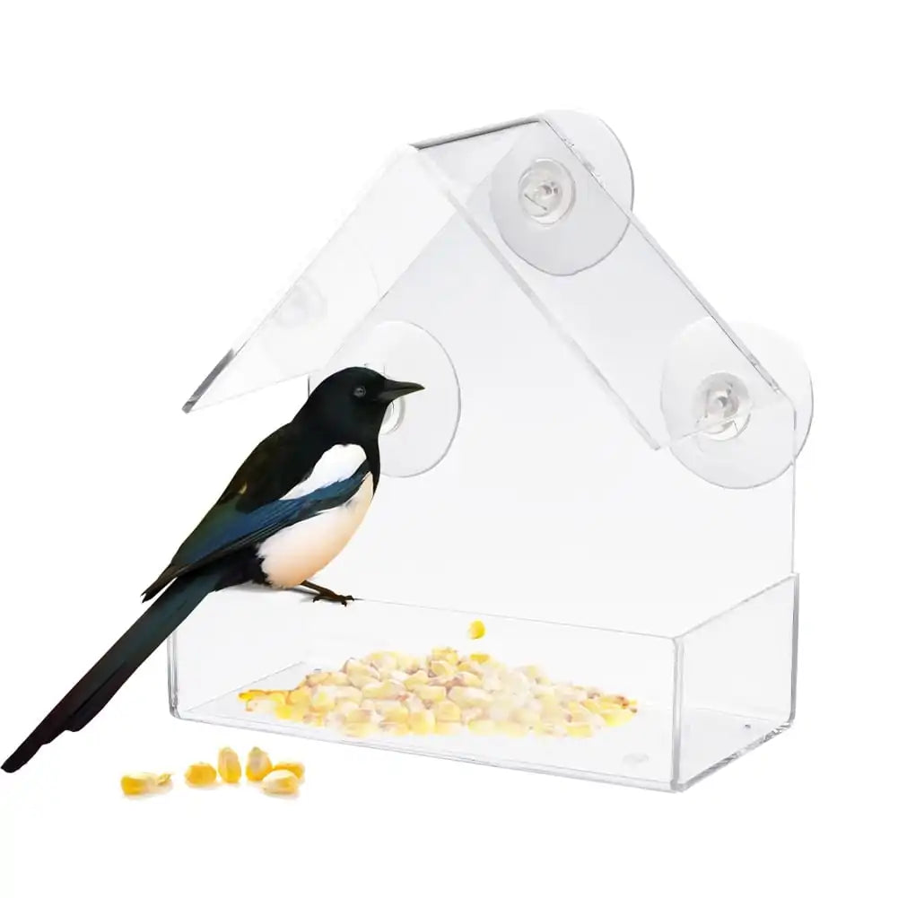 Window Watch Bird Feeder - Gravity Dropz