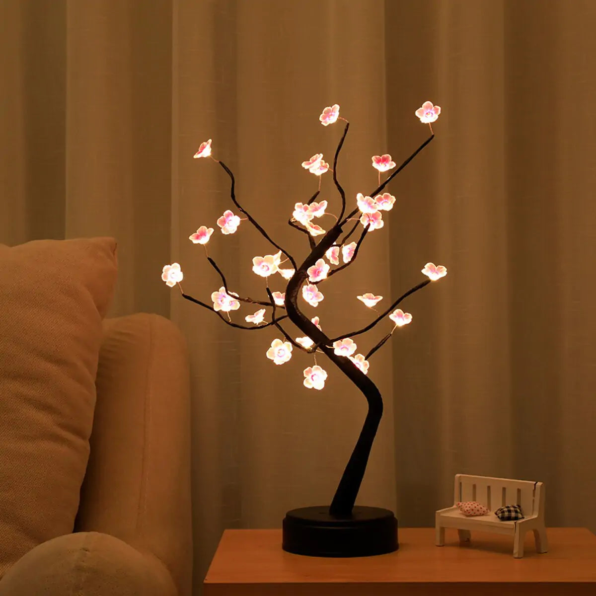 Cherry Glow Bonsai Lamp - Gravity Dropz