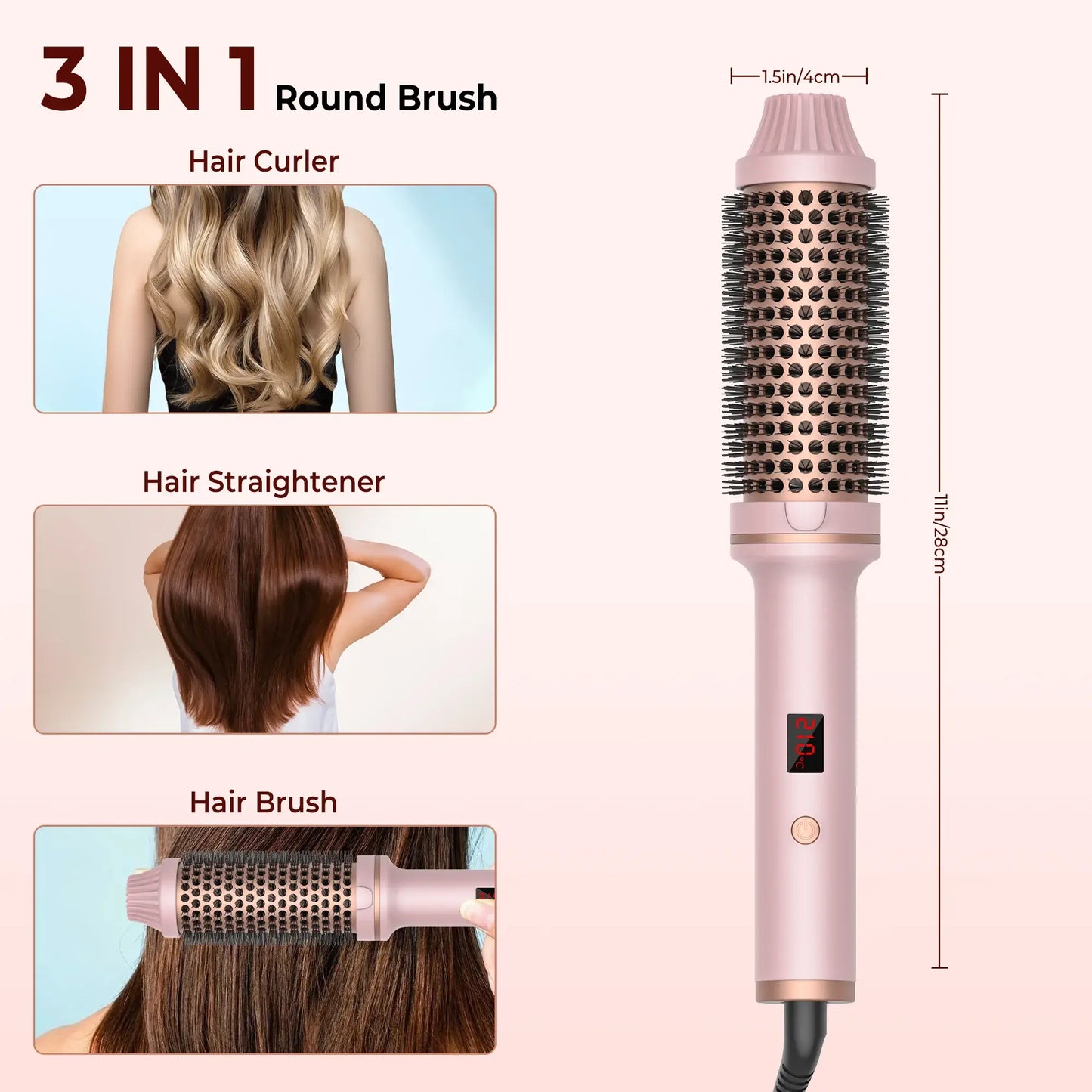 CurlMagic Heated Brush - Gravity Dropz