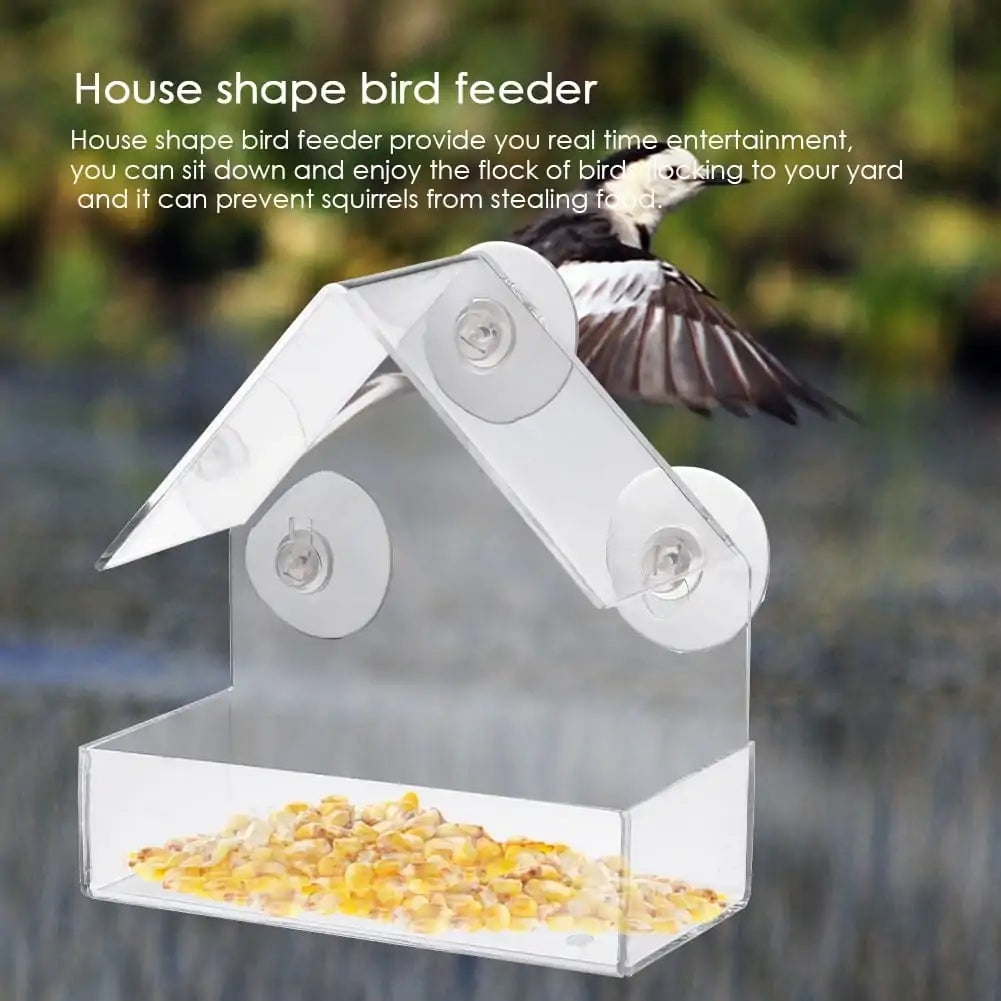 Window Watch Bird Feeder - Gravity Dropz