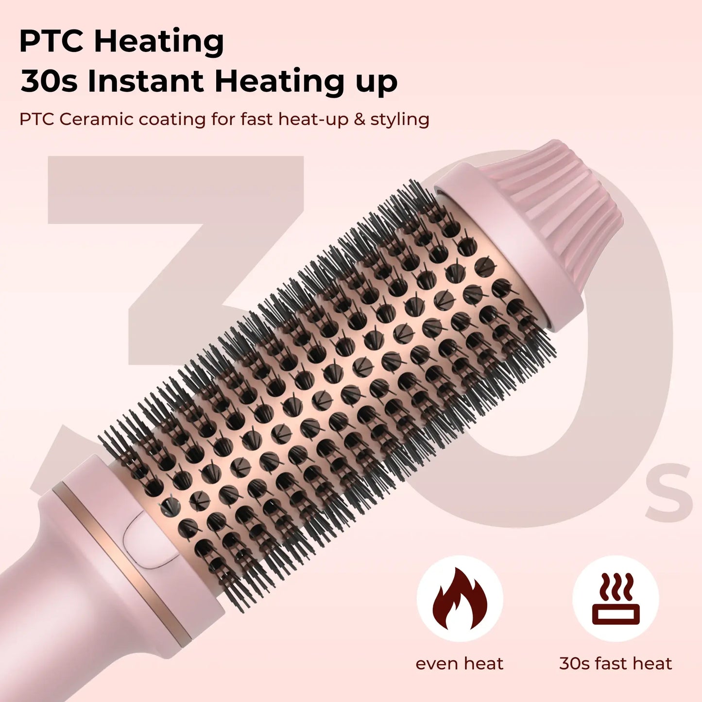 CurlMagic Heated Brush - Gravity Dropz
