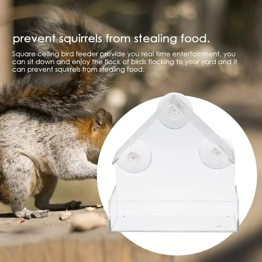 Window Watch Bird Feeder - Gravity Dropz