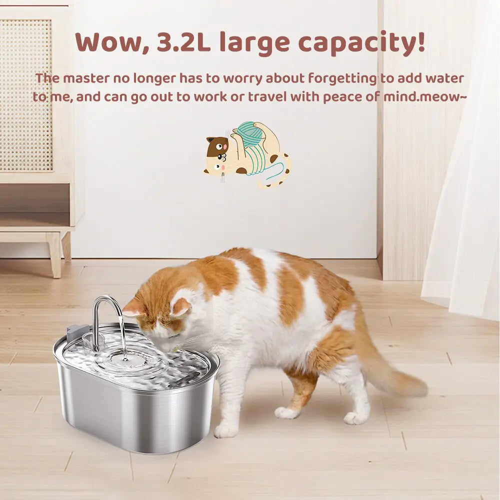FreshFlow Feline Fountain - Gravity Dropz