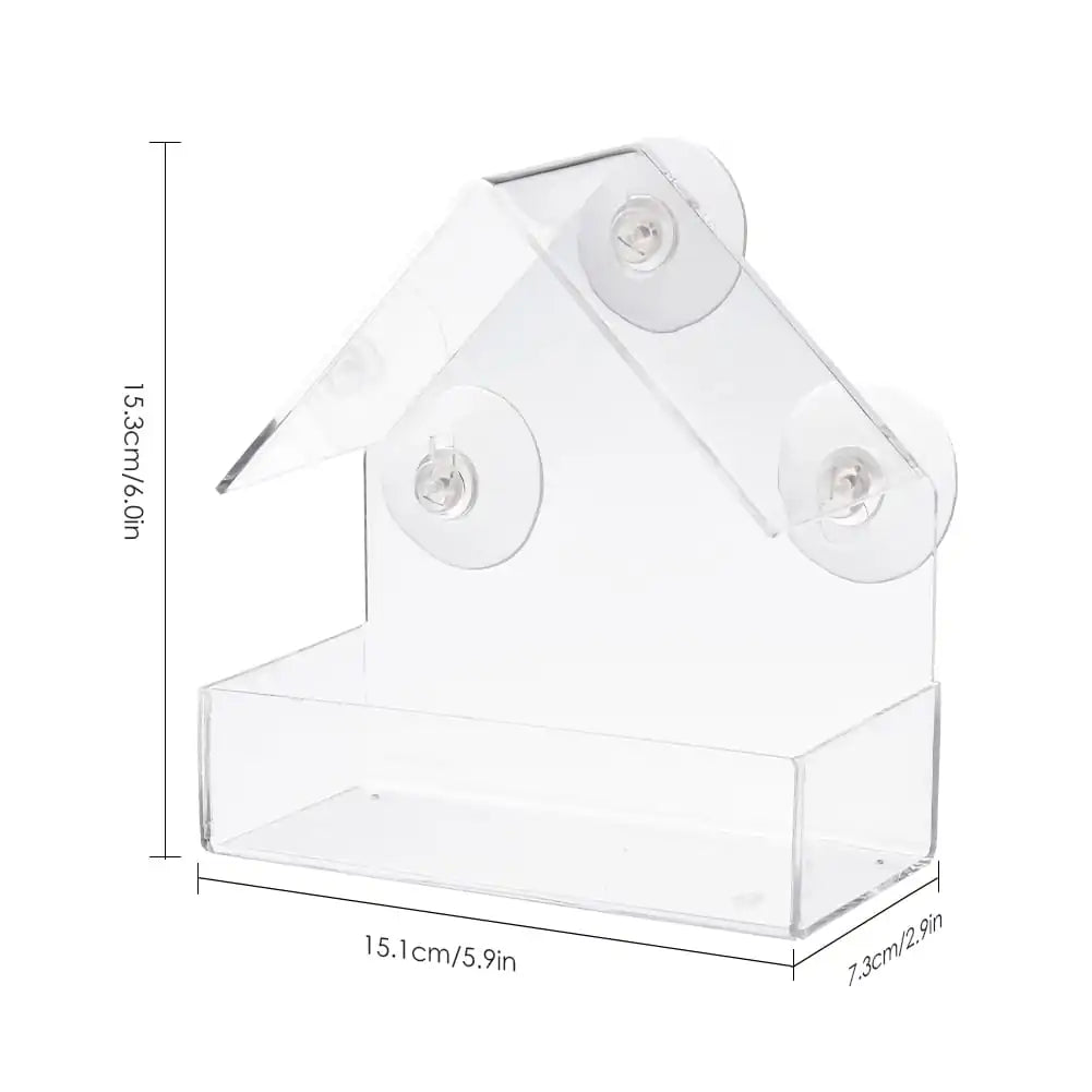 Window Watch Bird Feeder - Gravity Dropz