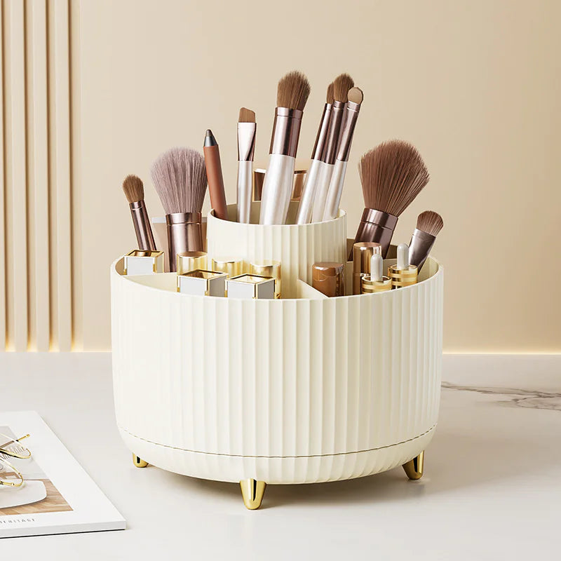 360 Swivel Makeup Brush Holder - Gravity Dropz