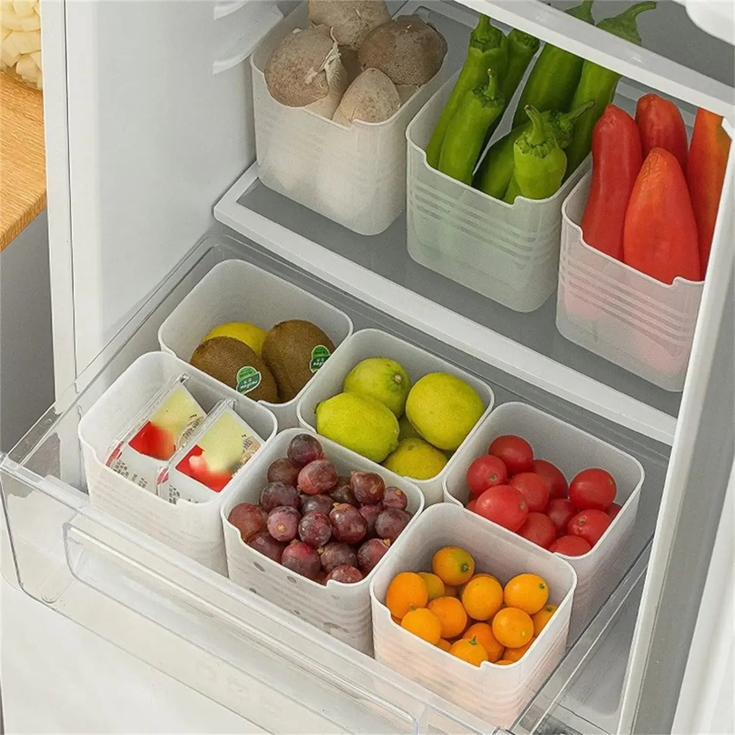 Side Door Fridge Storage Organizer - Gravity Dropz