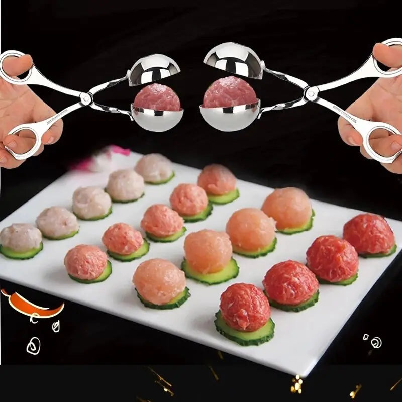 Stainless Steel Meatball Molder - Gravity Dropz