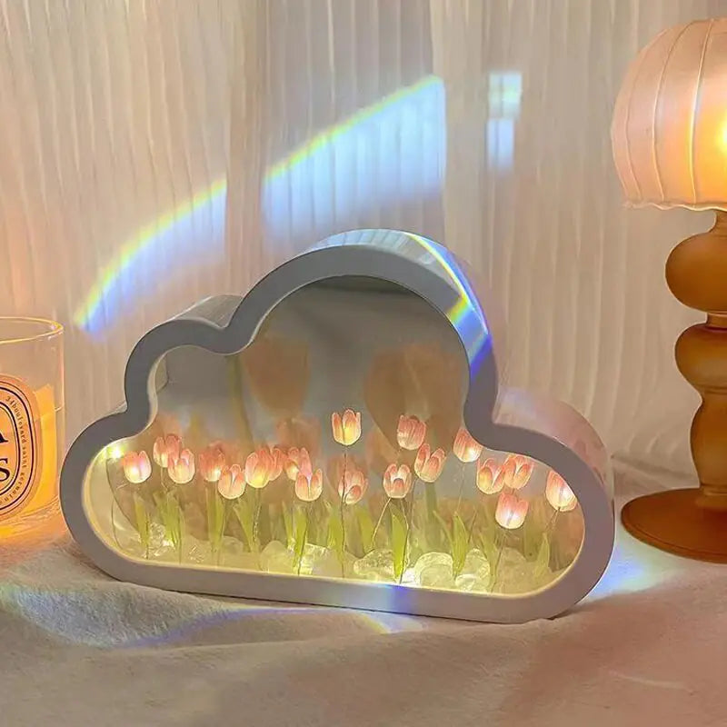 Cloud Tulip LED Night Light - Gravity Dropz