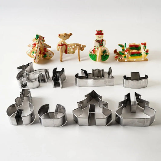 3D Christmas Cookie Cutter Set - Gravity Dropz