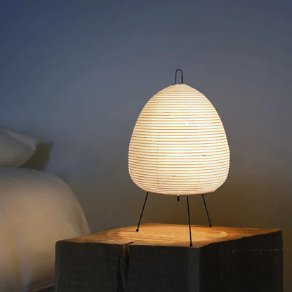 Japanese Akari Wabi-Sabi Table Lamp - Gravity Dropz