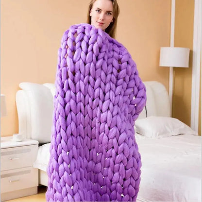 Zen Weighted Knitted Blanket - Gravity Dropz