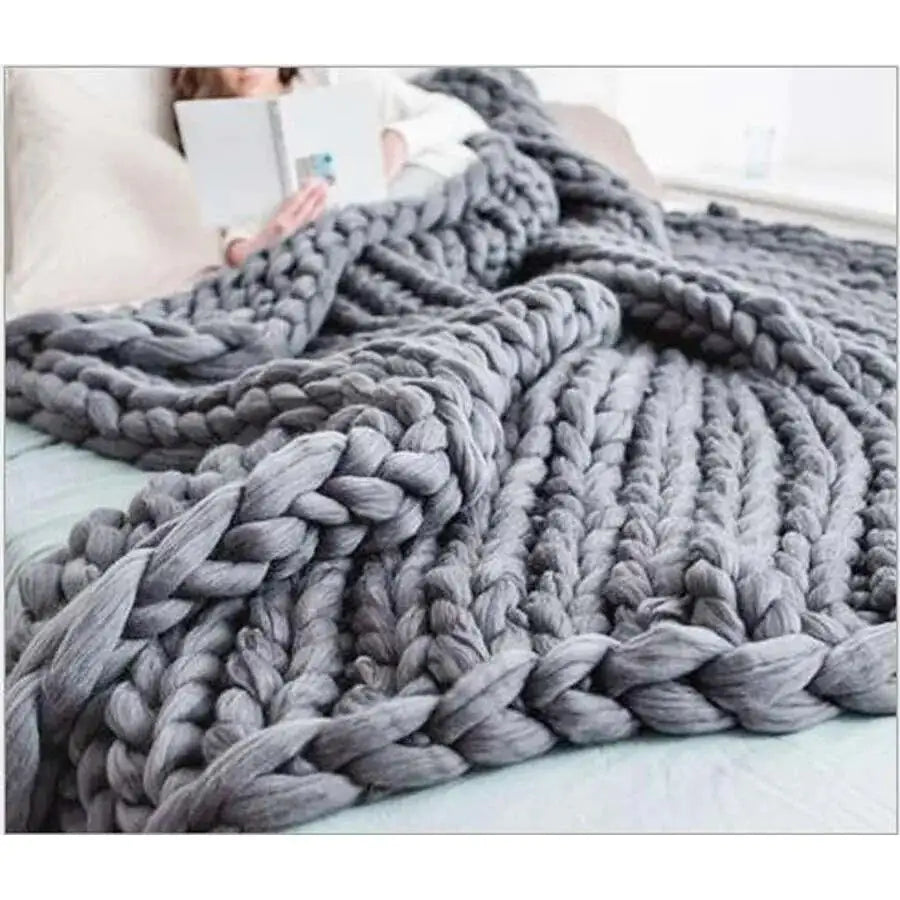 Zen Weighted Knitted Blanket - Gravity Dropz