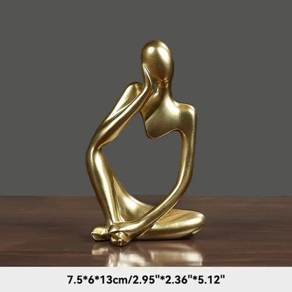 The Thinker Abstract Figurine - Gravity Dropz