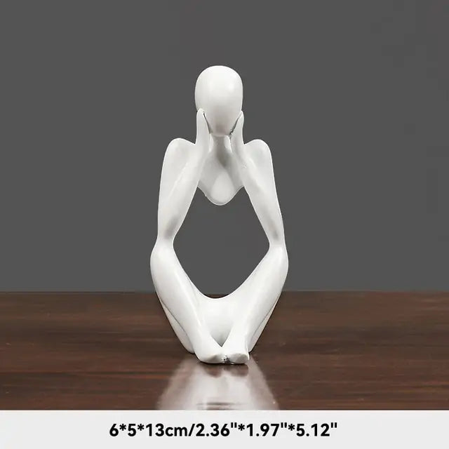 The Thinker Abstract Figurine - Gravity Dropz