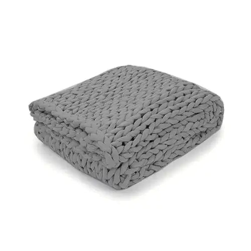 Zen Weighted Knitted Blanket - Gravity Dropz