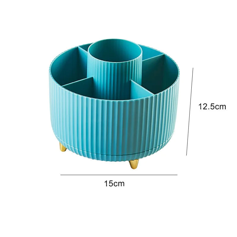 360 Swivel Makeup Brush Holder - Gravity Dropz