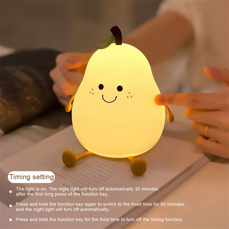 Pear Fruit Night Light - Gravity Dropz