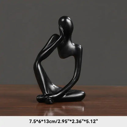 The Thinker Abstract Figurine - Gravity Dropz