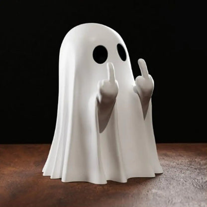 Halloween Middle Finger Ghost Ornaments