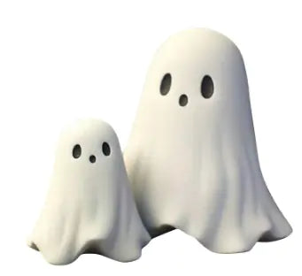 Halloween Middle Finger Ghost Ornaments