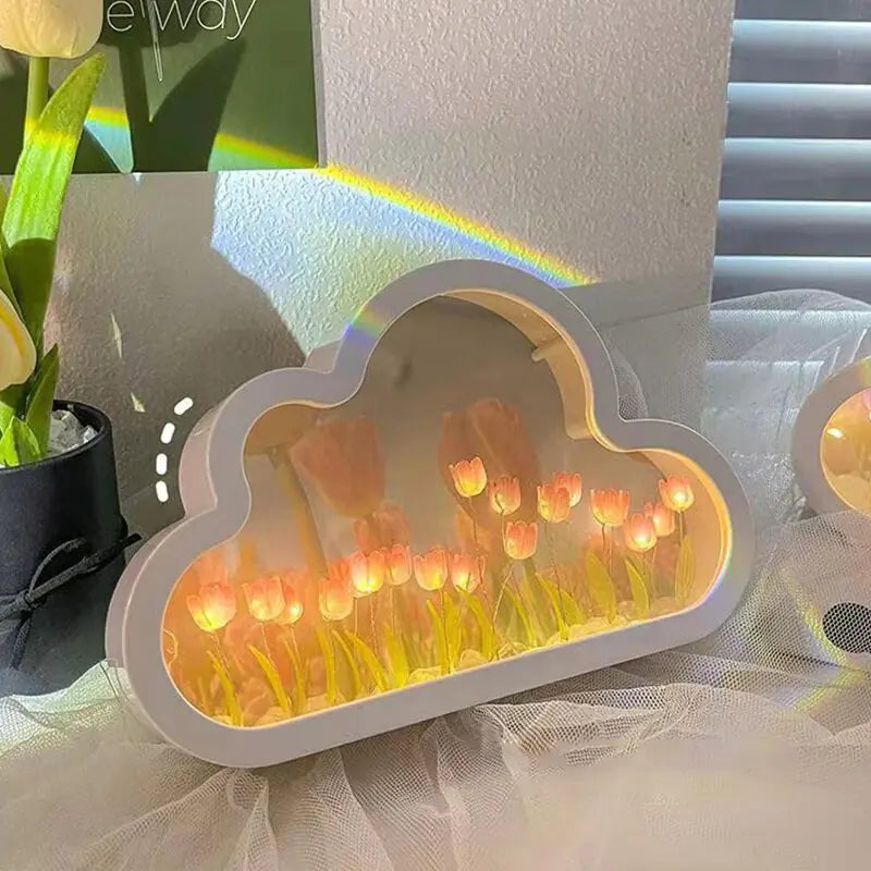 Cloud Tulip LED Night Light - Gravity Dropz