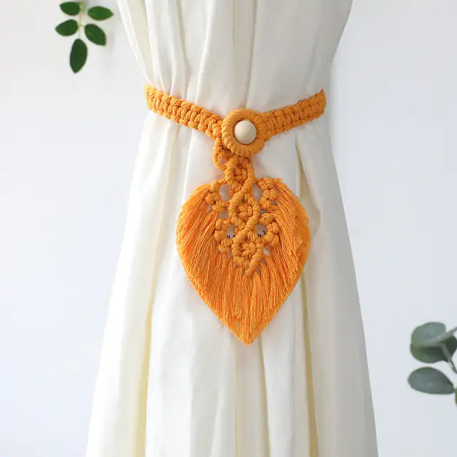 Macrame Room Decoration Curtain Tieback Rope - Gravity Dropz