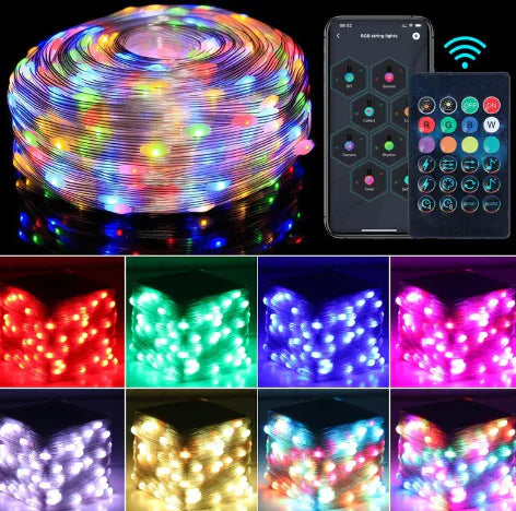 Remote Control Christmas Tree Lights - Gravity Dropz