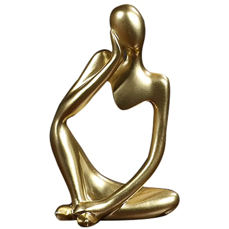 The Thinker Abstract Figurine - Gravity Dropz