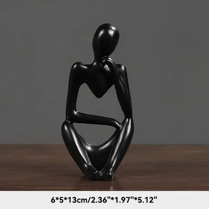 The Thinker Abstract Figurine - Gravity Dropz