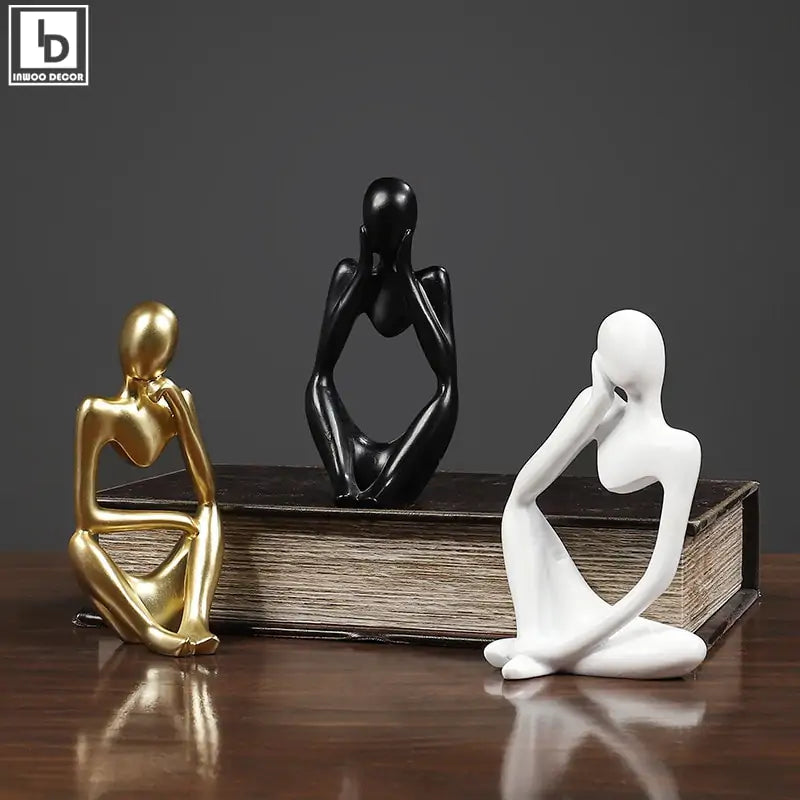 The Thinker Abstract Figurine - Gravity Dropz