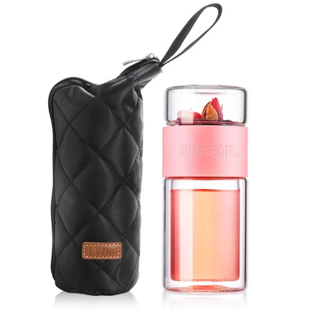 Travel Tea Glass Infuser - Gravity Dropz