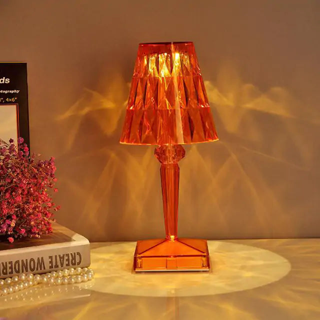 Diamond Table Lamp: USB Touch Sensor LED Night Light - Gravity Dropz