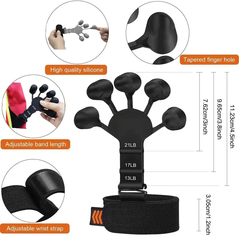 FlexiFinger 6-Level Strength Trainer - Gravity Dropz