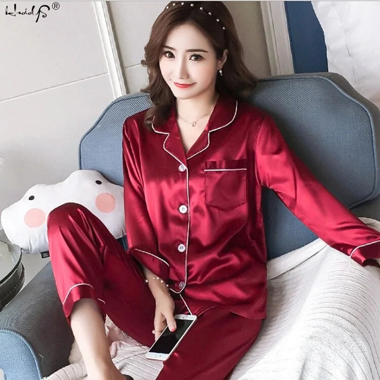 Luxury Silk Pajamas.