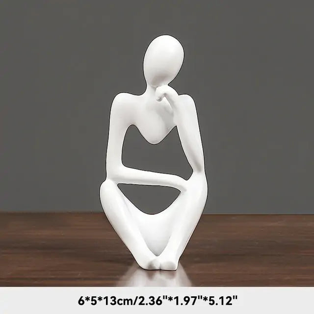 The Thinker Abstract Figurine - Gravity Dropz