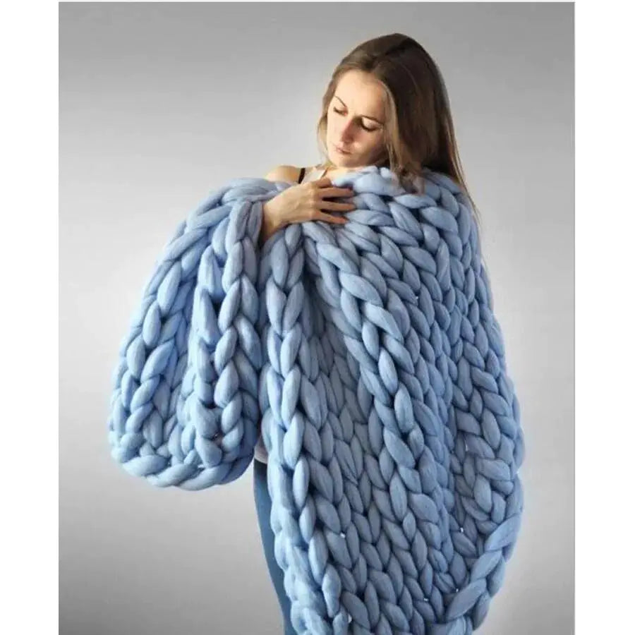 Zen Weighted Knitted Blanket - Gravity Dropz