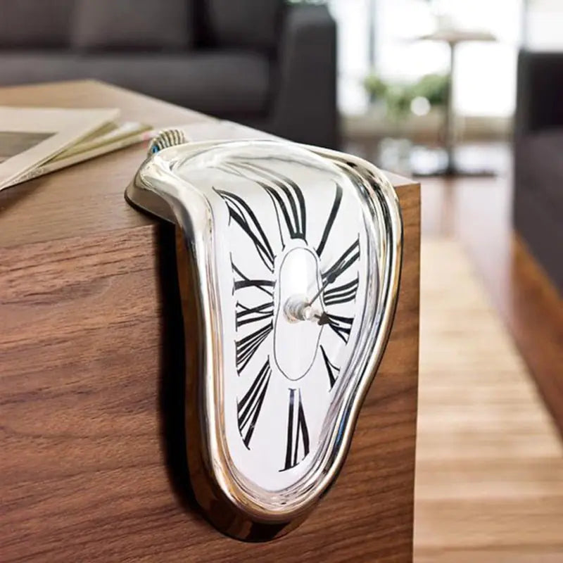 Surreal Melting Distorted Wall Clock - Gravity Dropz