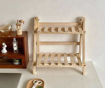 Minimalist Wood Storage Rack