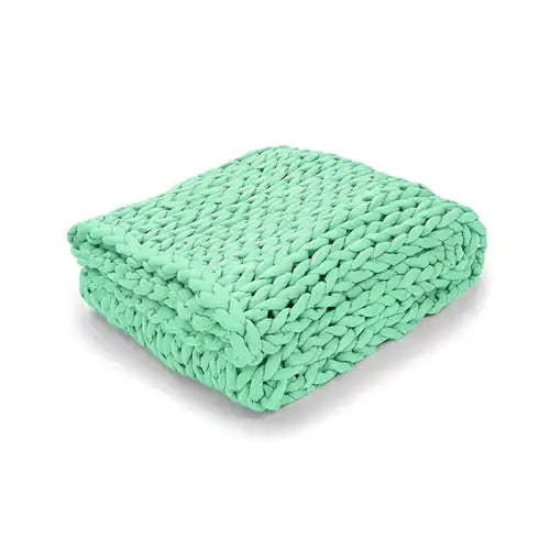 Zen Weighted Knitted Blanket - Gravity Dropz