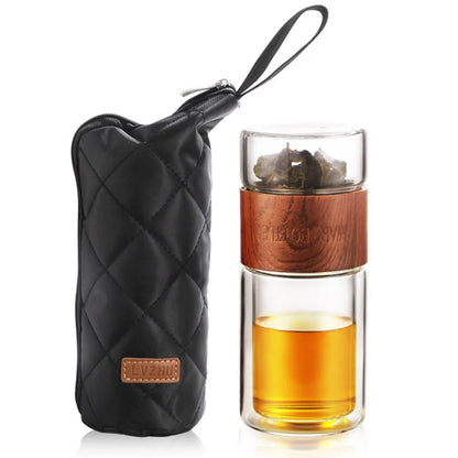 Travel Tea Glass Infuser - Gravity Dropz