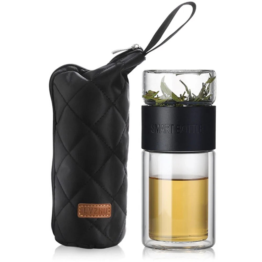 Travel Tea Glass Infuser - Gravity Dropz