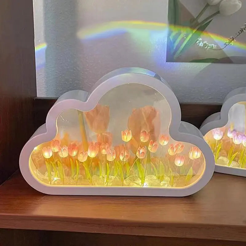 Cloud Tulip LED Night Light - Gravity Dropz