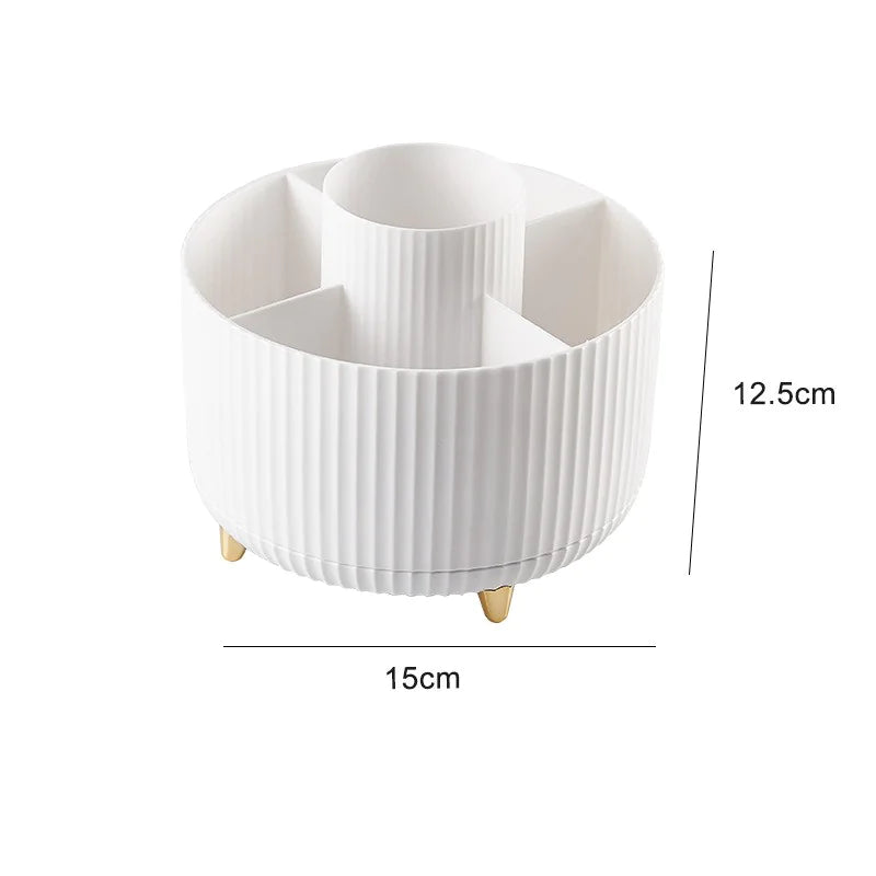 360 Swivel Makeup Brush Holder - Gravity Dropz