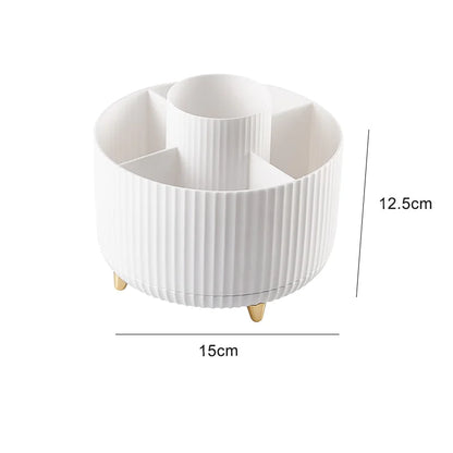 360 Swivel Makeup Brush Holder - Gravity Dropz