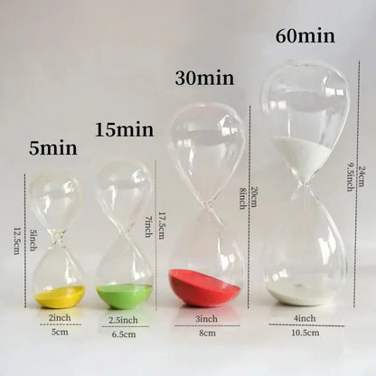 Modern Colored Sand Hourglass Decorative Timer - Gravity Dropz