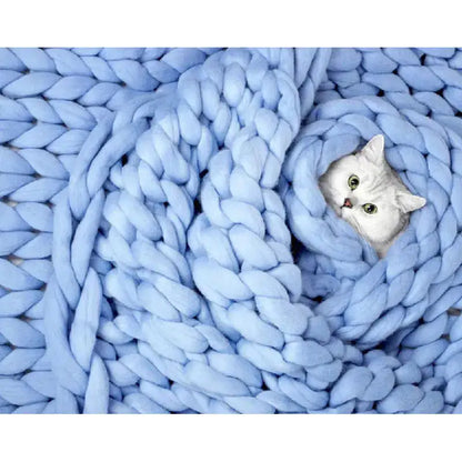 Zen Weighted Knitted Blanket - Gravity Dropz