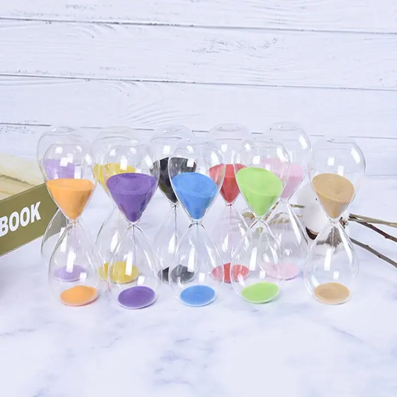 Modern Colored Sand Hourglass Decorative Timer - Gravity Dropz