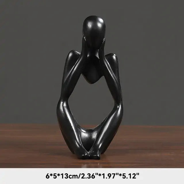 The Thinker Abstract Figurine - Gravity Dropz