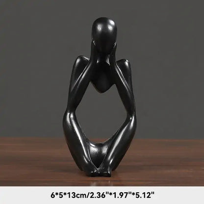 The Thinker Abstract Figurine - Gravity Dropz