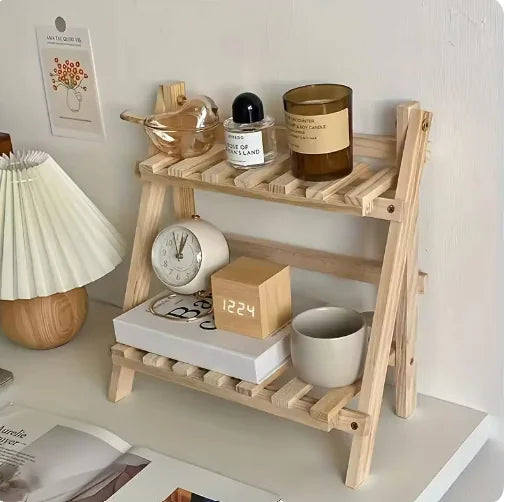 Minimalist Wood Storage Rack